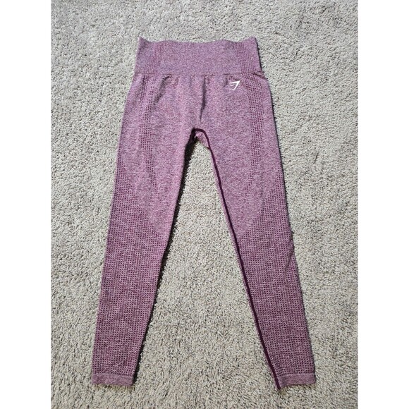 Gymshark Vital Seamless Leggings Purple Size small Athletic Pants - Picture 1 of 5